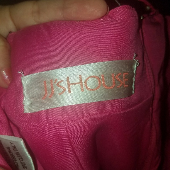 💃🎉👀 Black/Pink Evening Gown - Picture 3 of 7